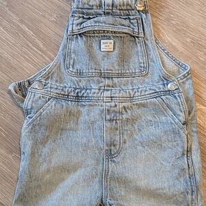 Jean-Style Denim Overalls